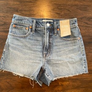 Madewell Perfect Vintage Shorts — NWT